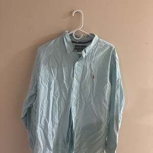 Ralph Lauren Classic Fit Baby Blue Button-Down Shirt
